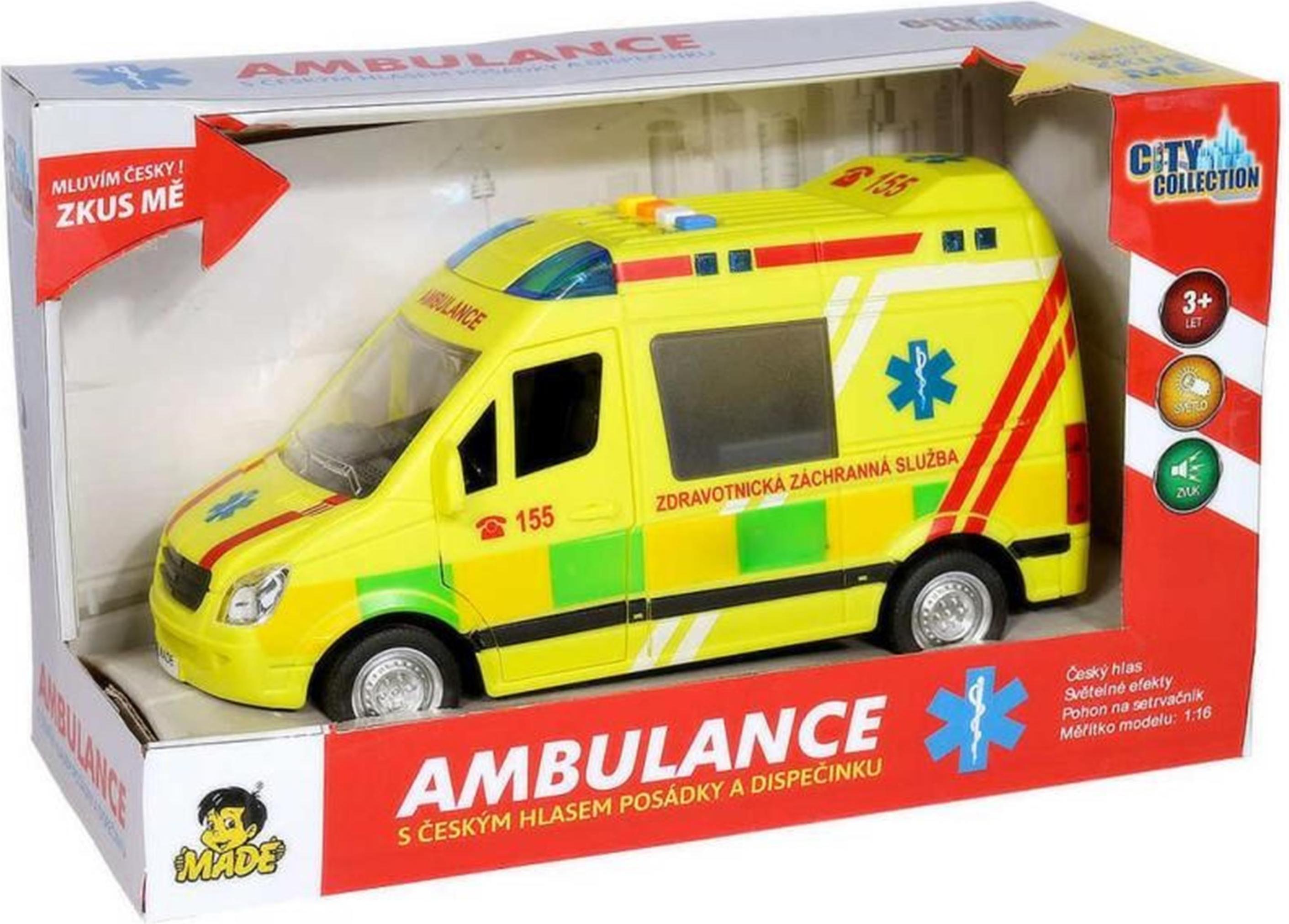 MADE Krankenwagen mit tschechischer Stimme des Fahrdienstleiters H054818