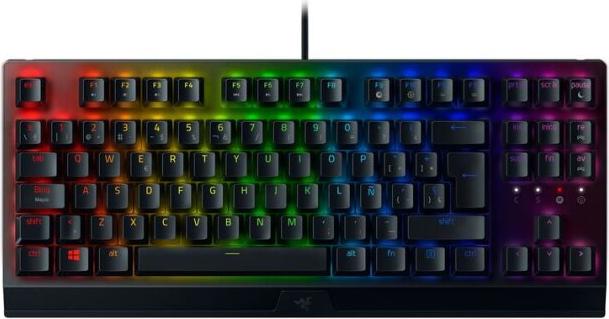 Gaming Tastatur Razer BlackWidow V3 TKL Schwarz Qwerty Spanisch LED RGB