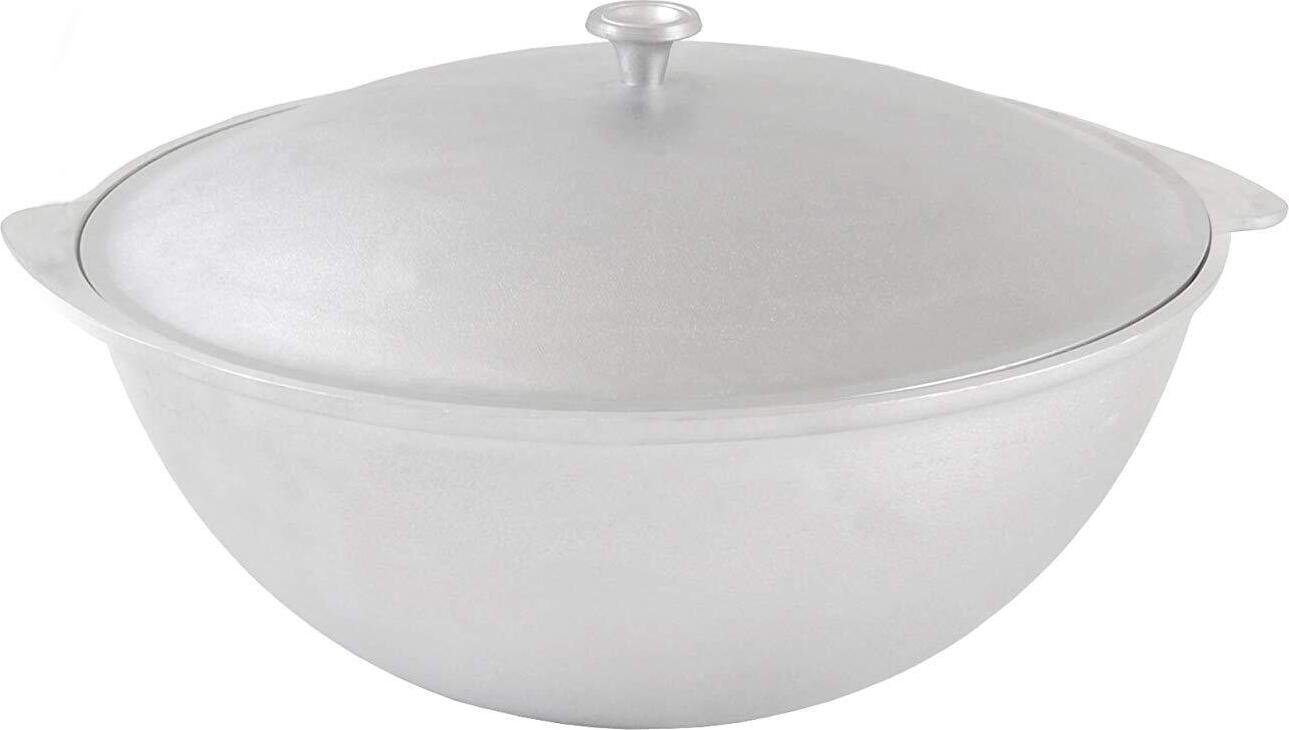 Kukmara Kazan Asien Topf Tatarskij mit Deckel Kasan WOK 4,5 L Aluguss 132