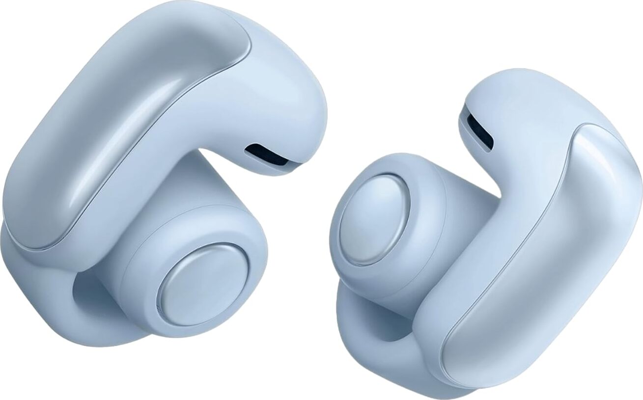 Slúchadlá do uší Bose Ultra Open Ear s technológiou OpenAudio, bezdrôtové slúchadlá do uší Open Ear, výdrž batérie až 48 hodín, Moonstone Blue - limitovaná edícia