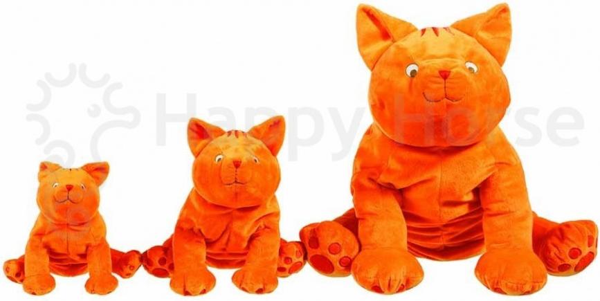 Happy Horse Kuschelkatze Dikkie Dik 50cm - orange Plüschtier 15903