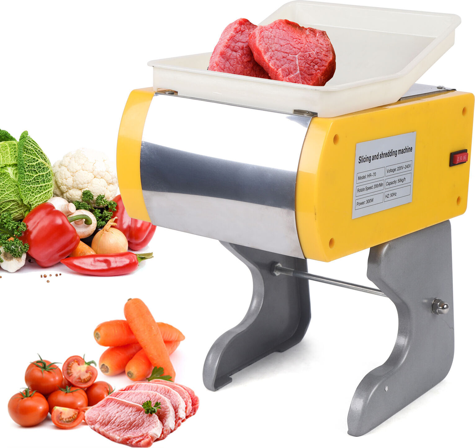 Trancheuse Électrique Commerciale 200 W Trancheuse à Jambon Lame 203 Mm 350 400 Tr Min Trancheuse Charcuterie En Acier Inoxydable Et Alu Pour Couper En Tranches Viande Fromage Legumes Fruits P 010220882026 Trancheuse Électrique Commerciale 200 W Trancheuse à Jambon Lame 203 Mm 350 400 Tr Min Trancheuse Charcuterie En Acier Inoxydable Et Alu Pour Couper En Tranches Viande Fromage Legumes Fruits P 010220882026