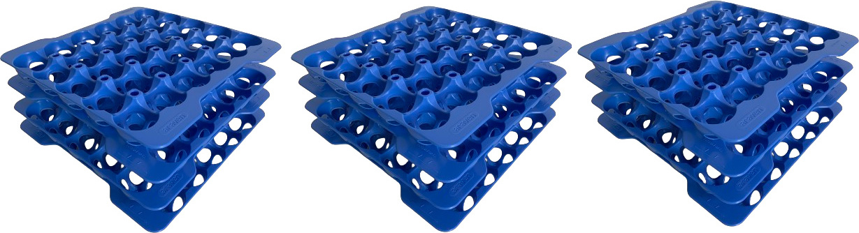 TAMLED Eiertabletts 12 Stück für Eier-Box GN 2/3 Eggs-Box Eieraufbewahrung Hühnereier