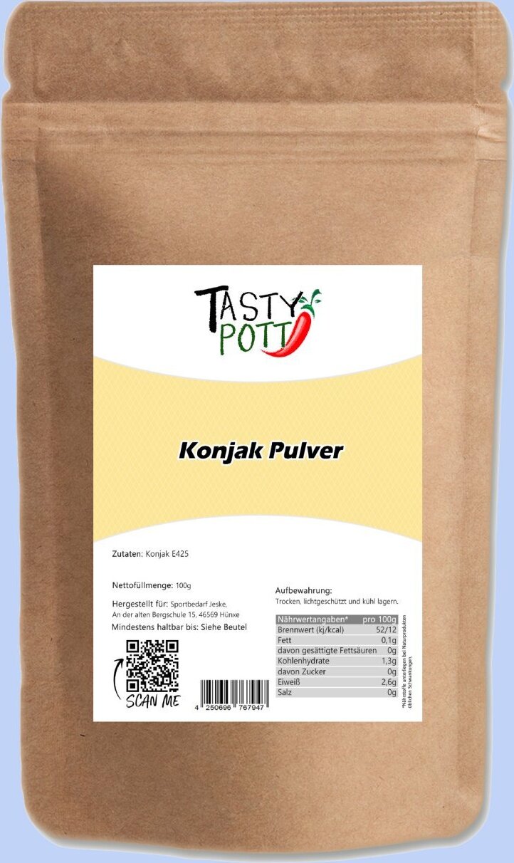 TASTY-POTT Tasty Pott Konjak Pulver 500g Beutel