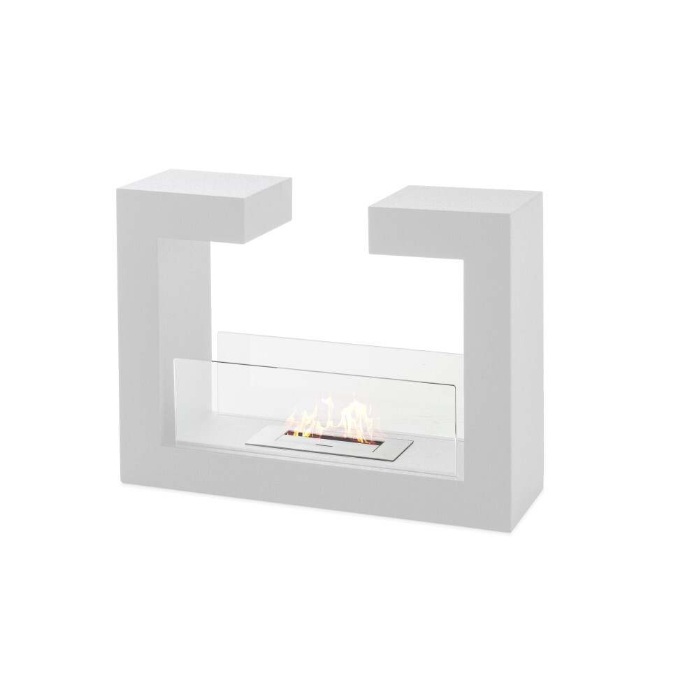 Moderný dizajn podlahovéhokrbu Tete a tete white 2 kW/h