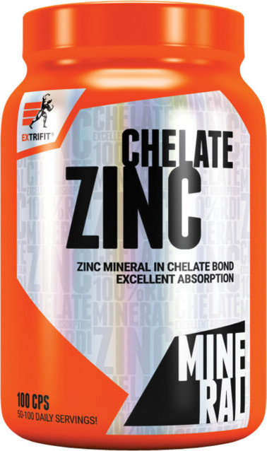 Extrifit Zinc Chelate 100 Kapseln / Zink / Chelatierte Form von Zink in Kapseln 1000018342