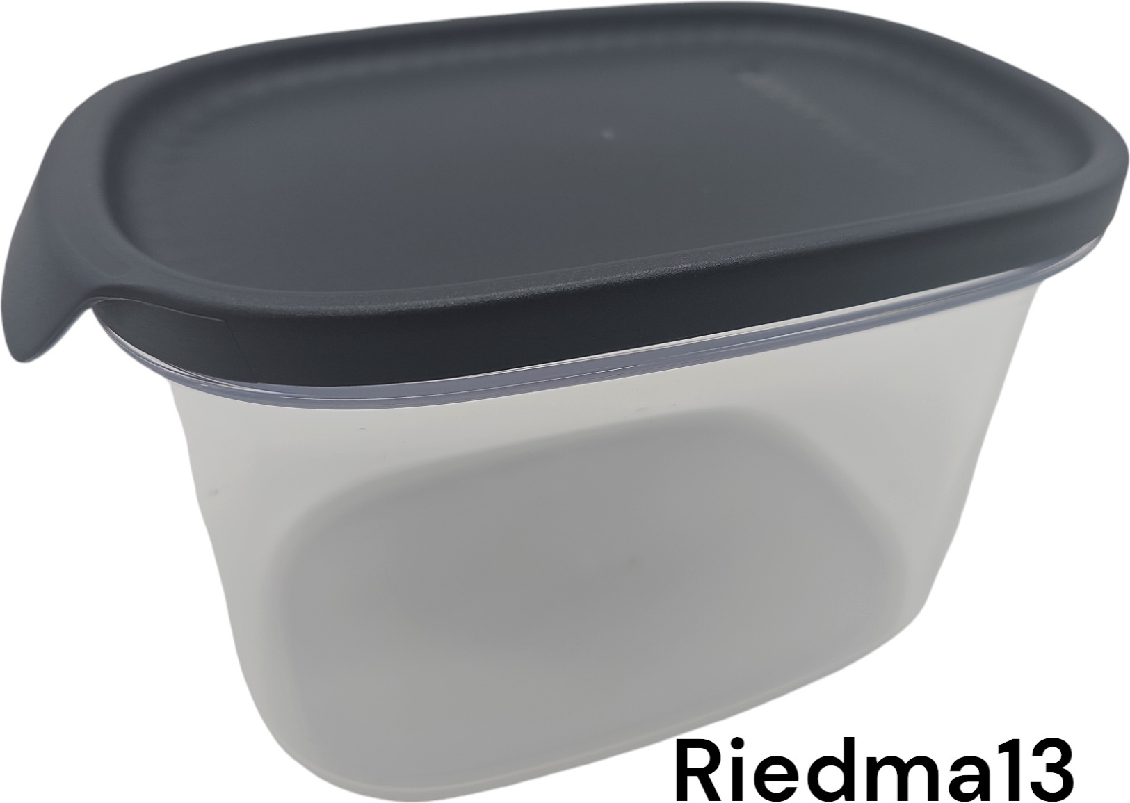 Tupperware Ultra Clear Eidgenosse klar Behälter 1L oval