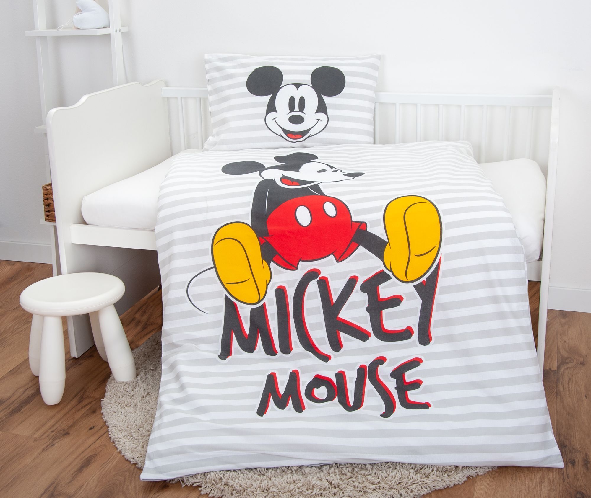Herding Disney Mickey Baby Bettwäsche 40 x 60 und 100 x 135 cm