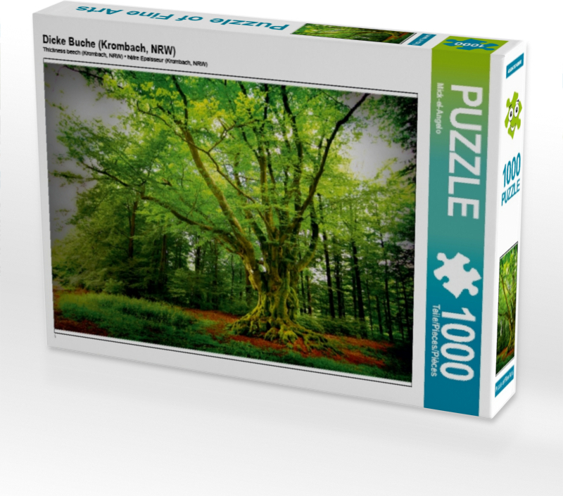 Calvendo Dicke Buche (Krombach, NRW) 1000 Teile Puzzle quer 640x480mm, CALVENDO; 7462319