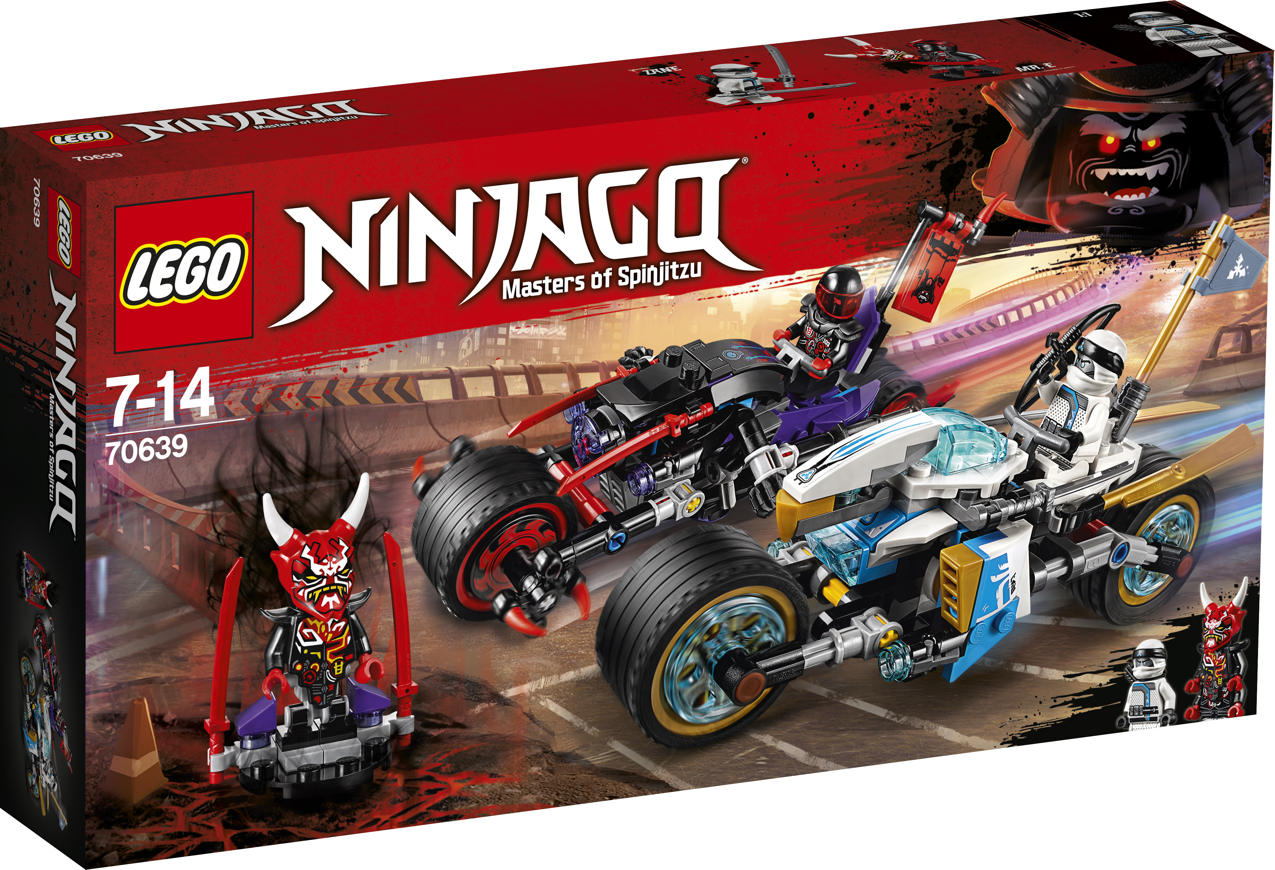 LEGO® NINJAGO Straßenrennen des Schlangenjaguars 70639