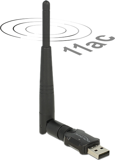 DELOCK WL-Antenne USB2.0 3dBi 2,4+5 GHz