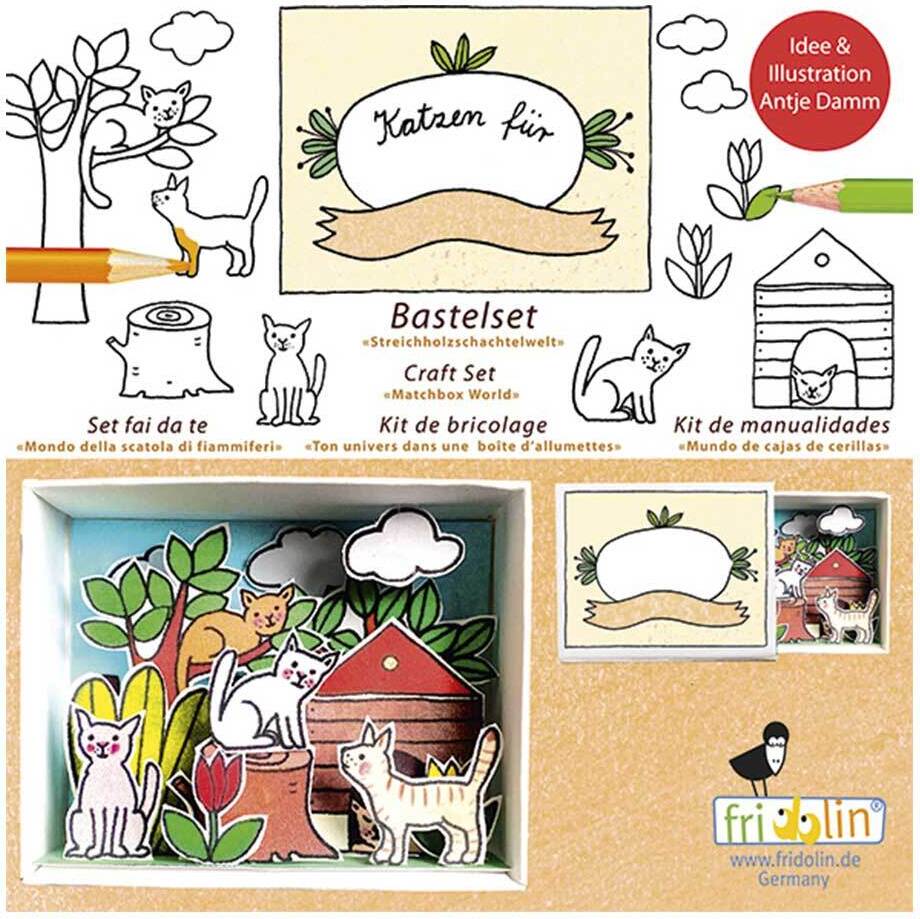 fridolin - Bastelset - Katzengruppe 11114