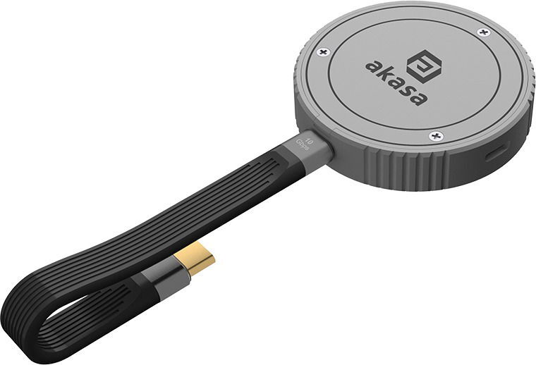 AKASA Magsafe M.2 2230 NVMe SSD-Gehäuse für iPhone 15, 16 Pro/Pro Max, ProRes-Videoaufnahme AK-ENU4M2-01