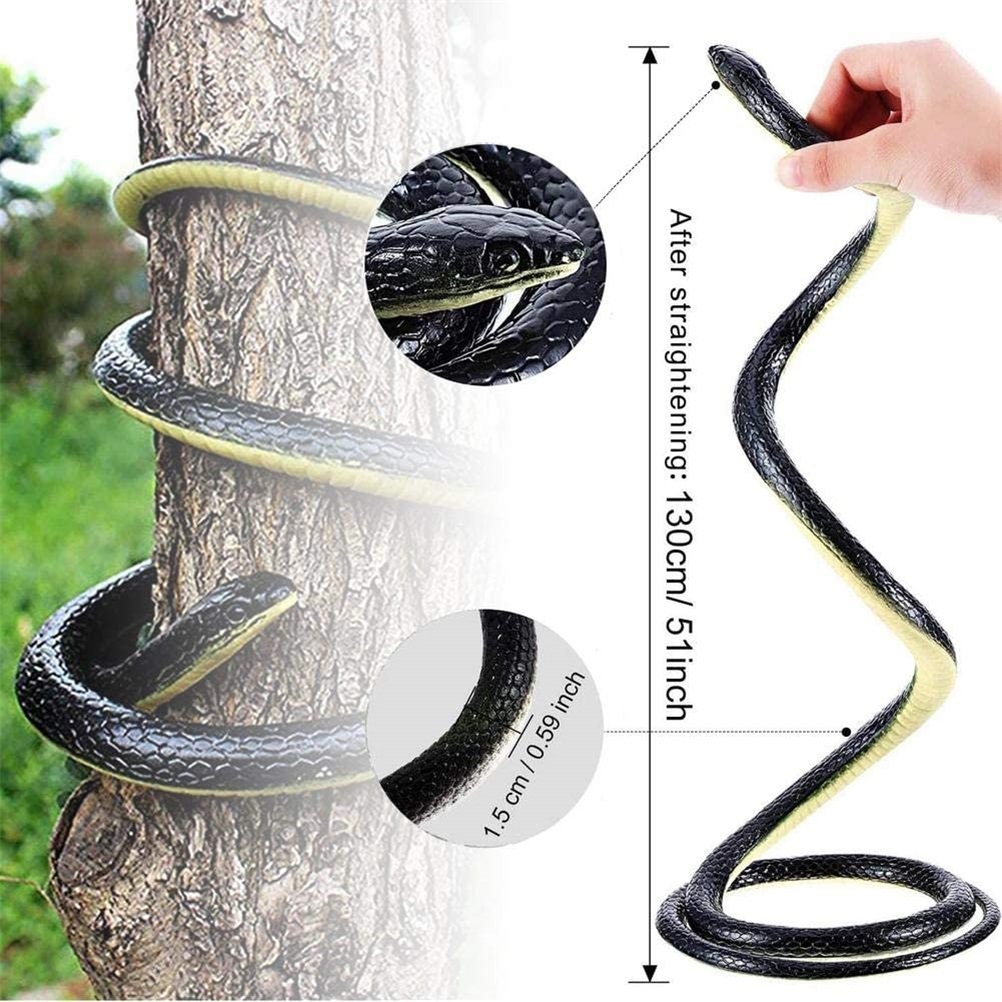 Cocosity Falsche Schlange,Realistische Schlange,Halloween Schlangen Spielzeug