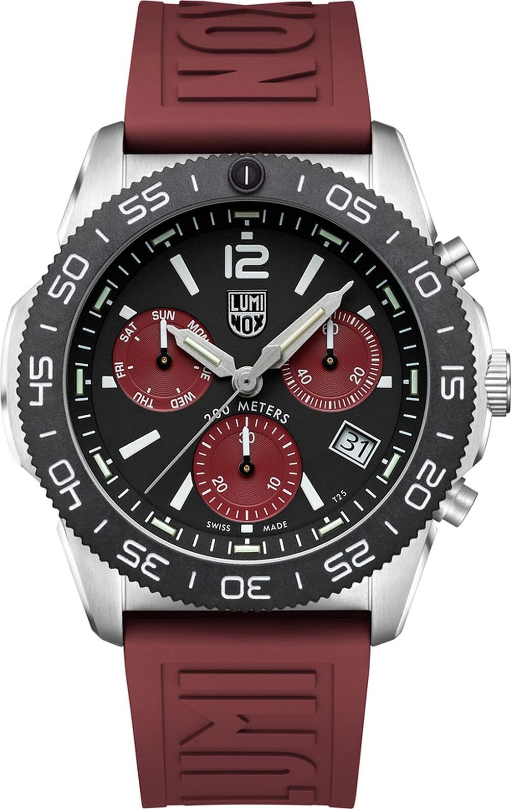 Pánske hodinky Luminox Pacific Diver Chronograph 3140 Bordeaux