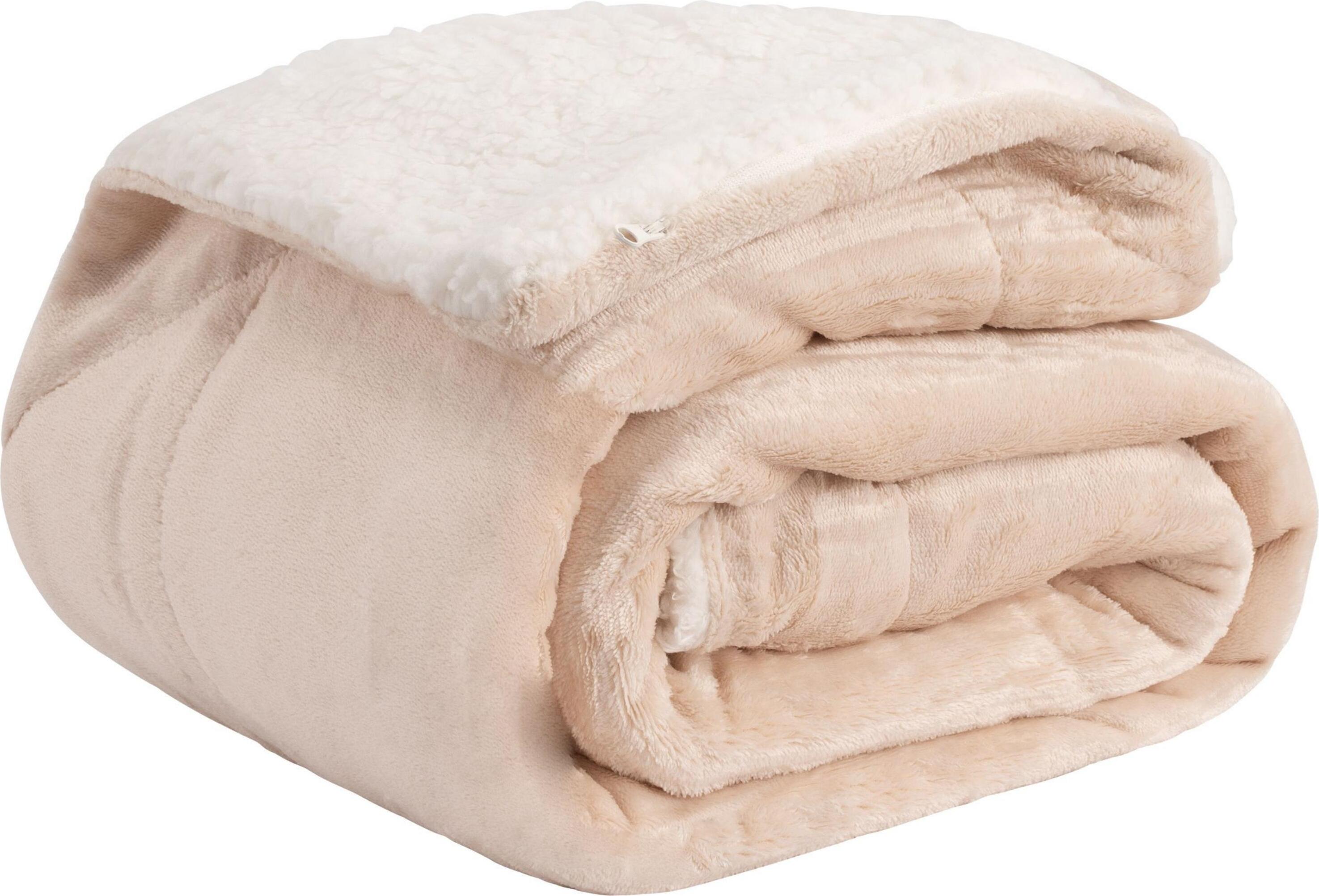 Basistoff Basisstoff Cloudy Beige Gr. 130 x 150 cm