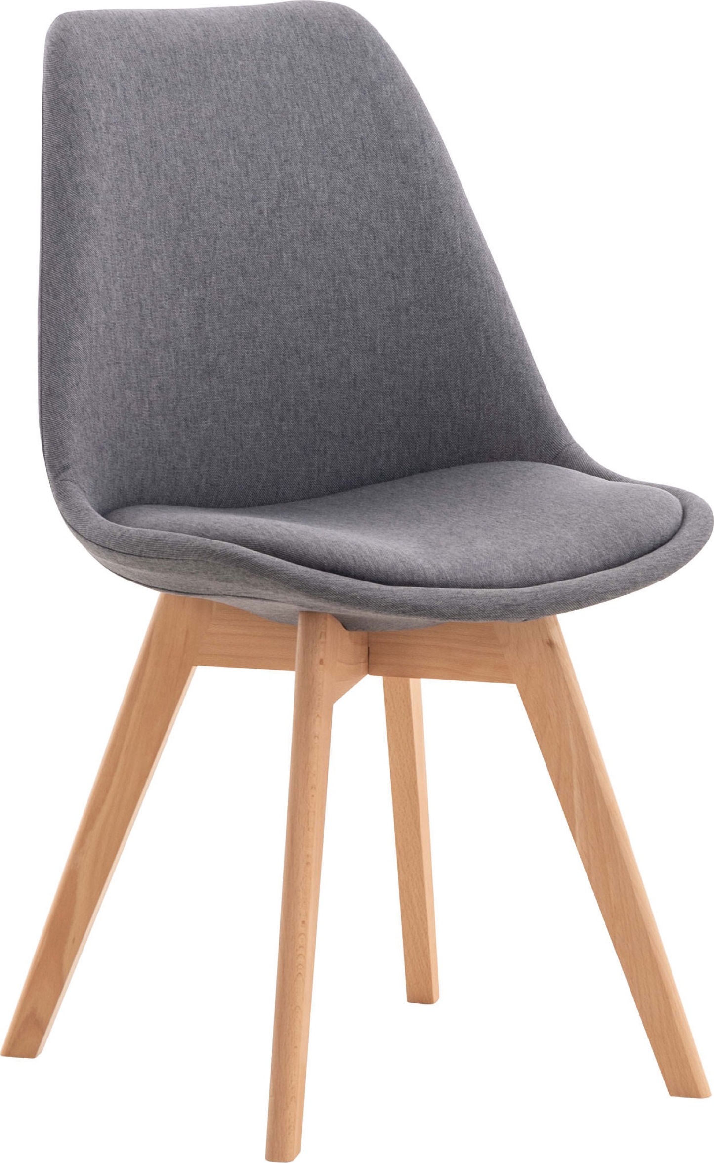 TPFLiving Stuhl Lines Stoff grau TPFL-C-ESS-LINES-ST-GRAU