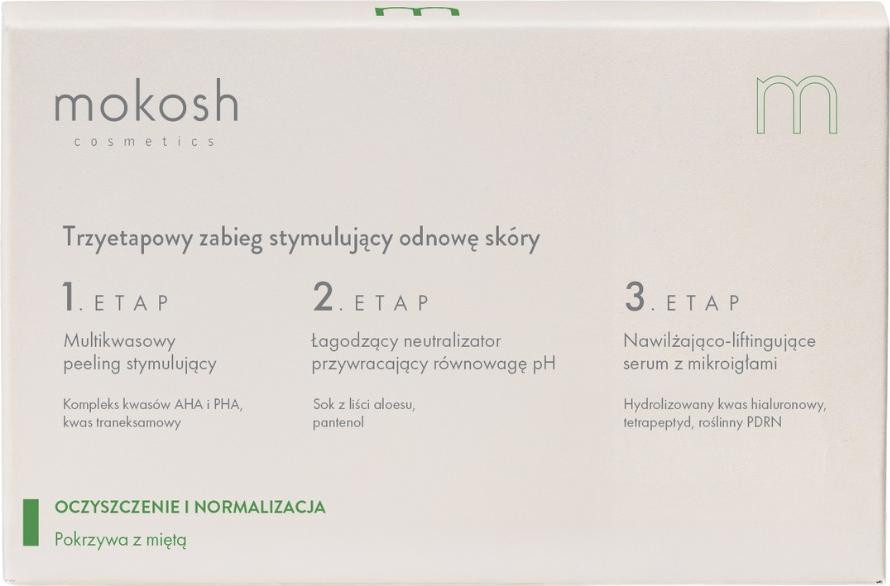 Mokosh Dreistufige Hauterneuerung: Pokrzywa & Minze 21ml