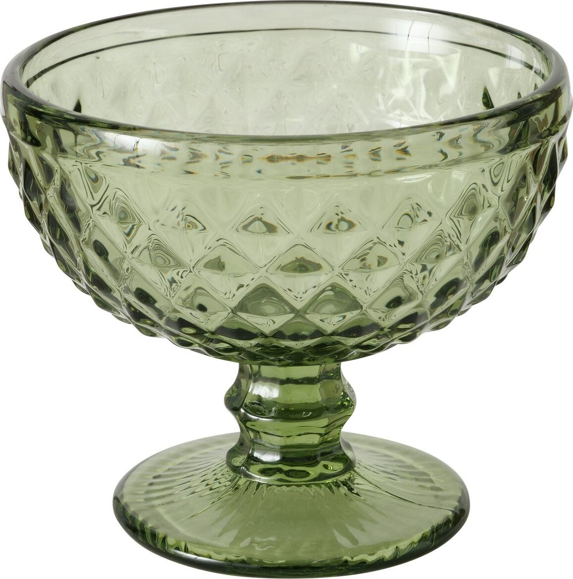 Boltze Eisbecher aus Glas, grün, 250 ml