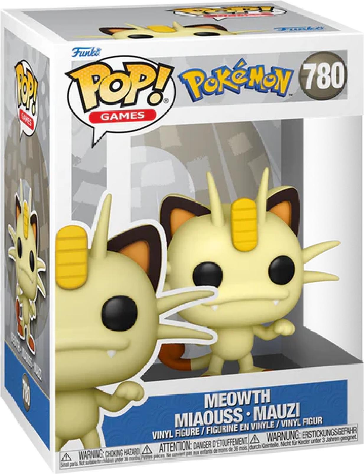 Pokémon - Meowth Miaouss Mauzi 780 Funko Pop! Vinyl Figur 55229