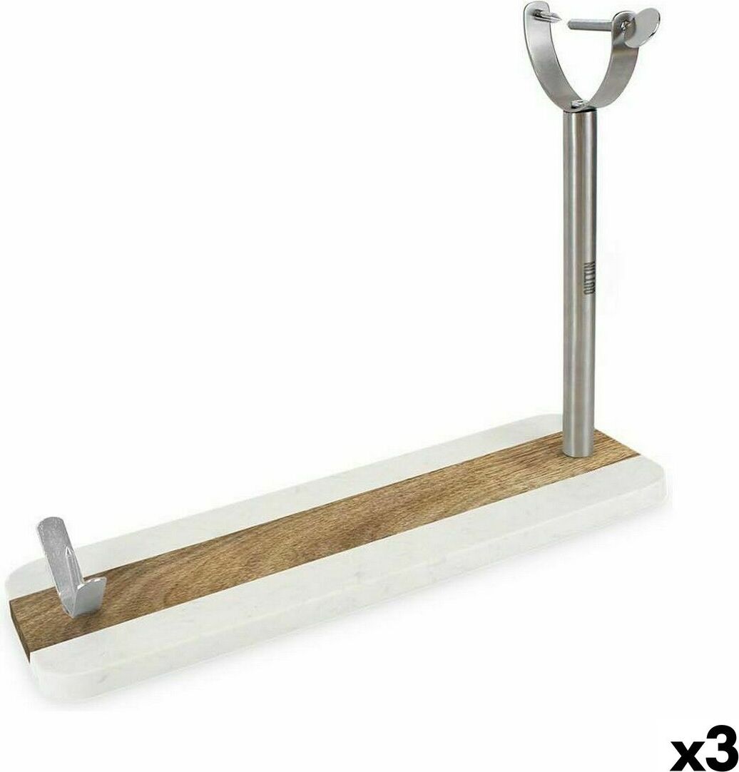 Schinkenhalter aus Holz Quttin Stahl 48,5 x 16 x 1,8 cm (3 Stück)