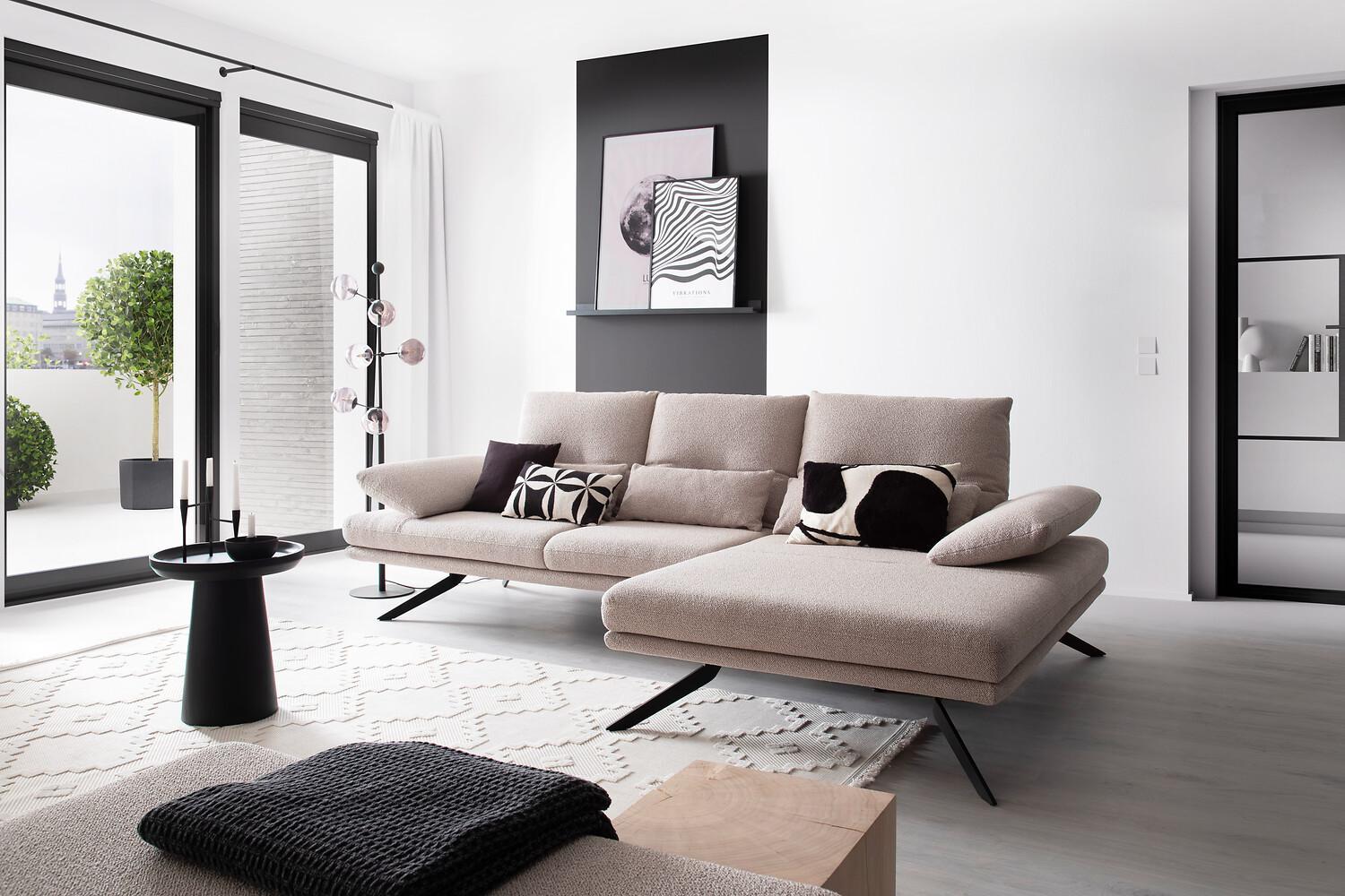 Dobre Sp. Sofa Florida 277x168 cm mit klappbaren Arm- und Rückenlehnen Natur Phoenix-2ALklpb-LARklpb-Dream-Nature