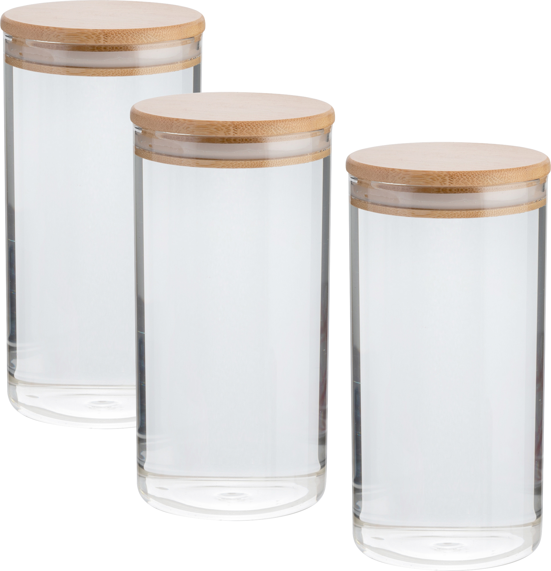 Axentia Vorratsdose, Glas, 3er-Set 133043