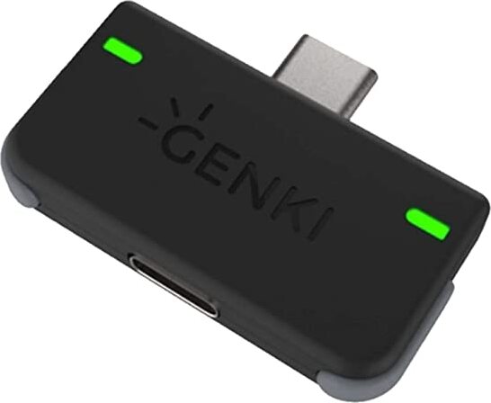 GENKI Bluetooth Audio Adapter for The Nintendo Switch (Gray Button Version)