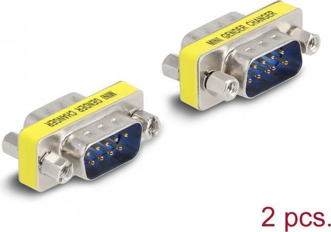 DELOCK D-Sub 9Pin St/St (Mutter-Mutter) 2 St. 66464