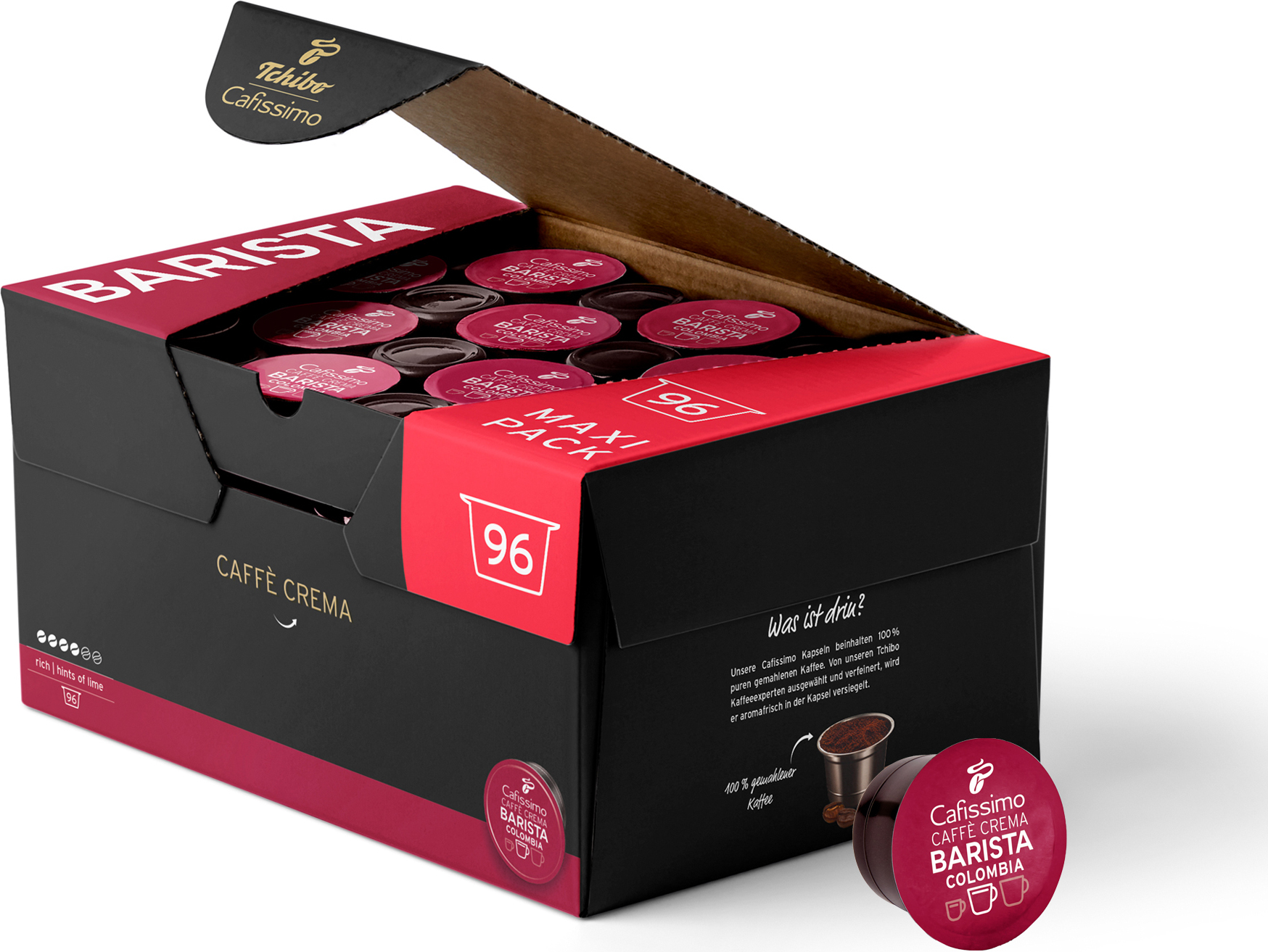 Tchibo Cafissimo úložný box Caffè Crema Colombia kávové