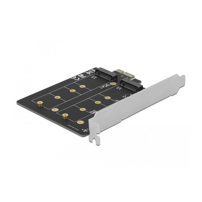 DELOCK PCI Express x1 Karte zu 2 x intern M.2 Key B