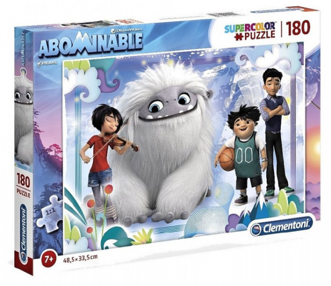 Clementoni Puzzle 180el Superfarbe Über Yeti abscheulich! 29764 P6. 5,99