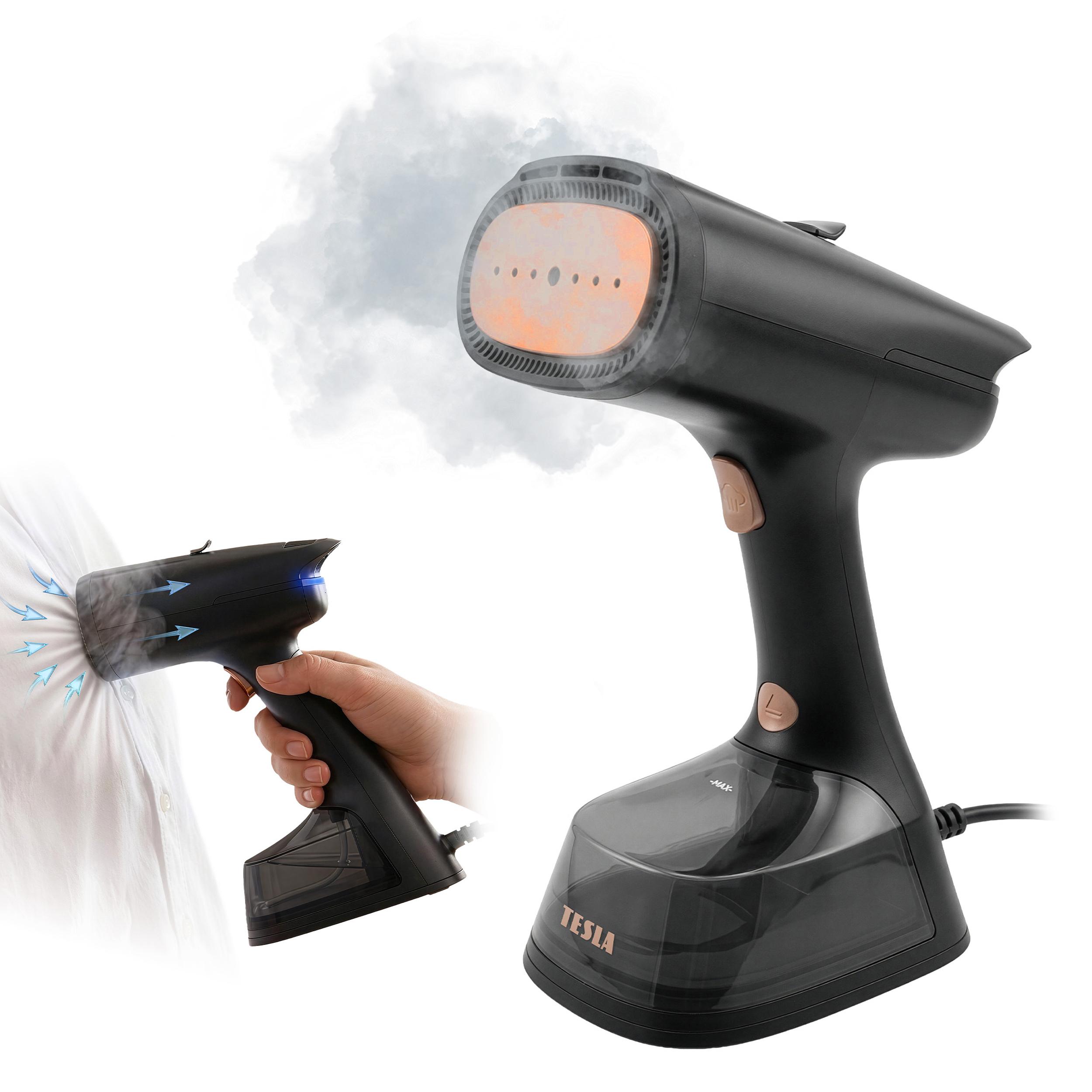 TESLA AeroGrip Dampfglätter EA404 – Dampfglätter mit Saugfunktion