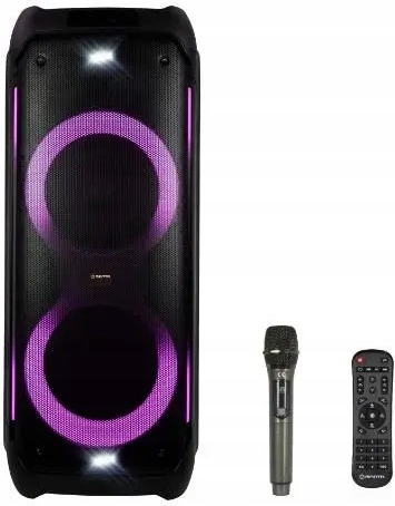 Prenosný Reproduktor 90W Bluetooth, Fm-Rádio, Mikrofón Pre Karaoke, Led A Tws