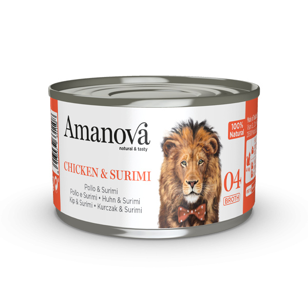 Amanova Katze 4 "Hühnchen & Surimi" 70g Kaufland.de