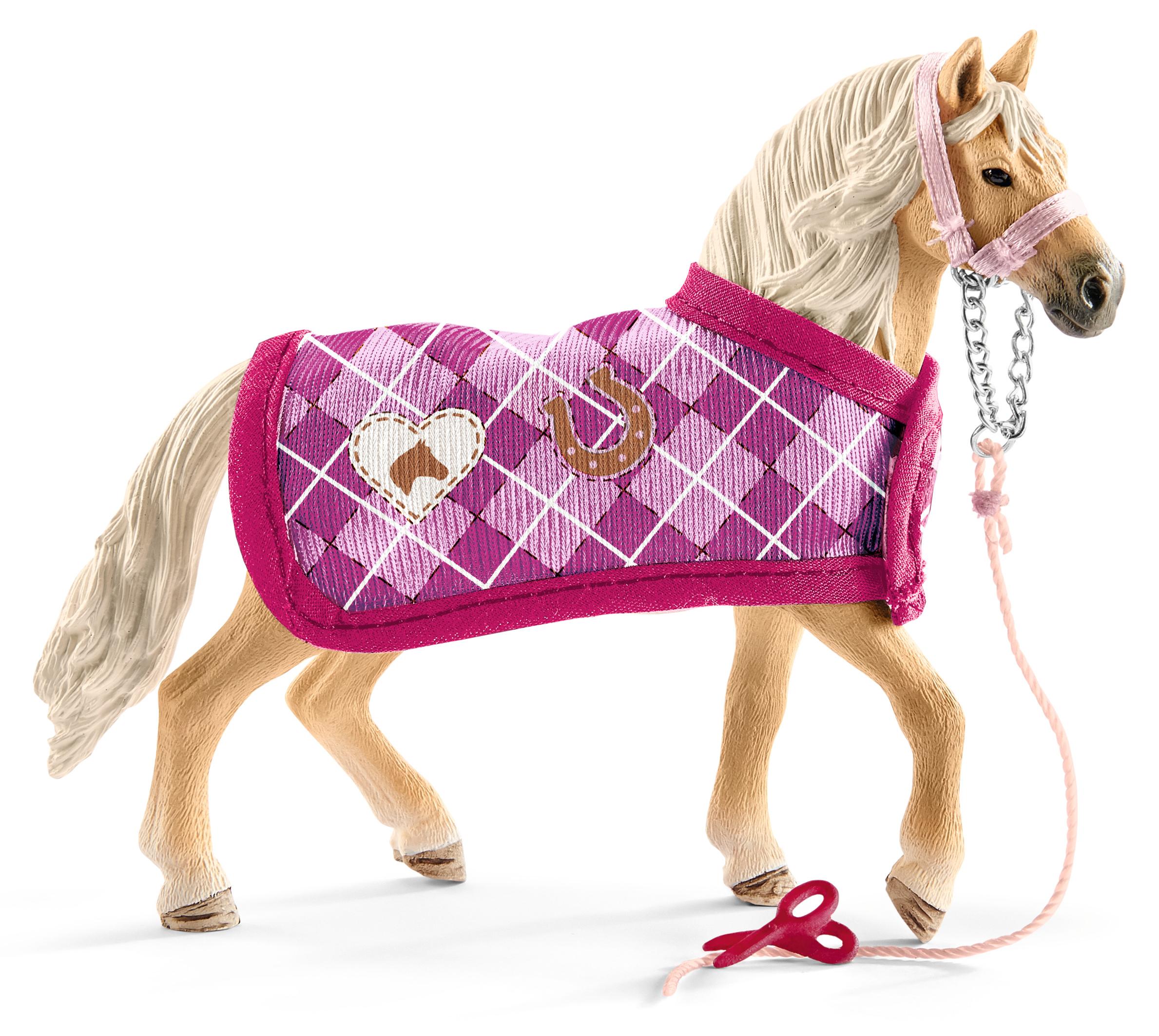 Schleich Figurine Jument Arabe – HORSE CLUB – 5 X 13 X 10 Cm – Robe Blanche – Dès 5 Ans – Collection Cheval – Cadeau Enfant