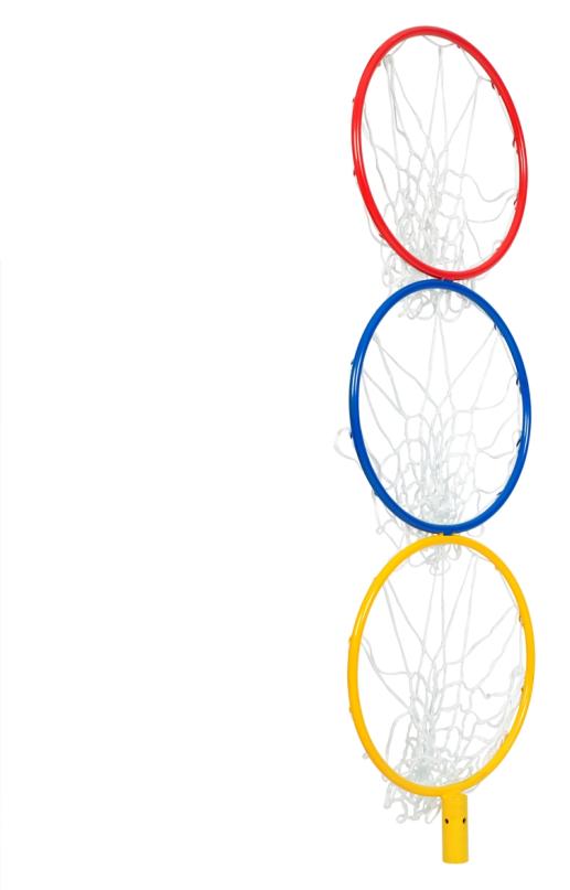 Cardiogoal Sporttor - bunte Ringe für Teamspiele und Sportspaß