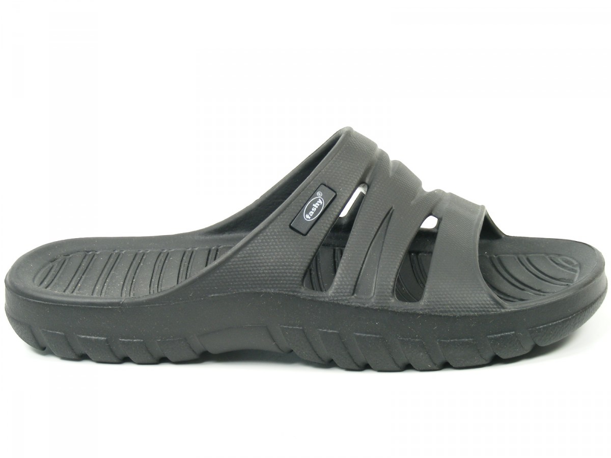 Fashy topánky dámske pánske papuče na kúpanie Ultralight 7541, veľkosť topánok:39, farba:Black