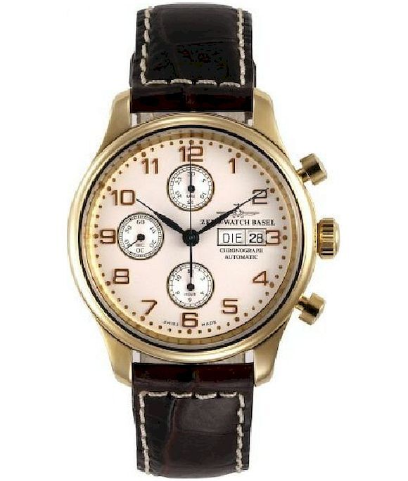 Zeno-Watch - Náramkové hodinky - Pánske - Chrono - NC Retro Chrono DD - 9557TVDD-Pgr-f2