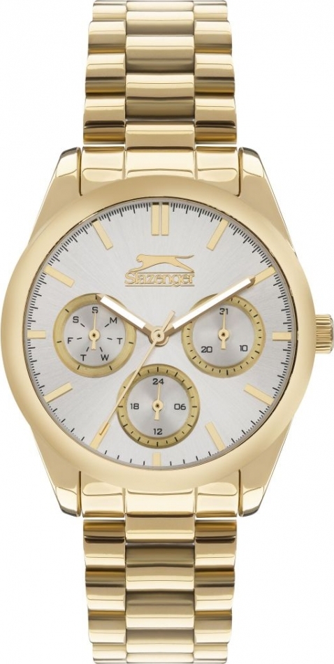 Damenarmbanduhr SLAZENGER SL.09.2063.4.03 in Gold für Geschenkzwecke.