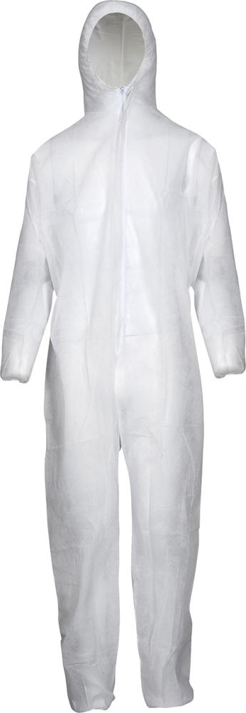 Asatex Schutzoverall, PP, 50g/qm, weiß, Gr.L PP-1/L