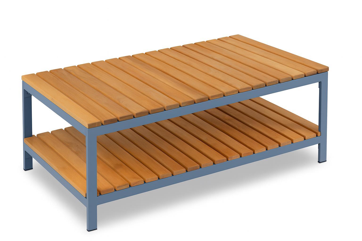 concept home Casablanca Blue Beistelltisch Couchtisch für den Garten 120×60×45