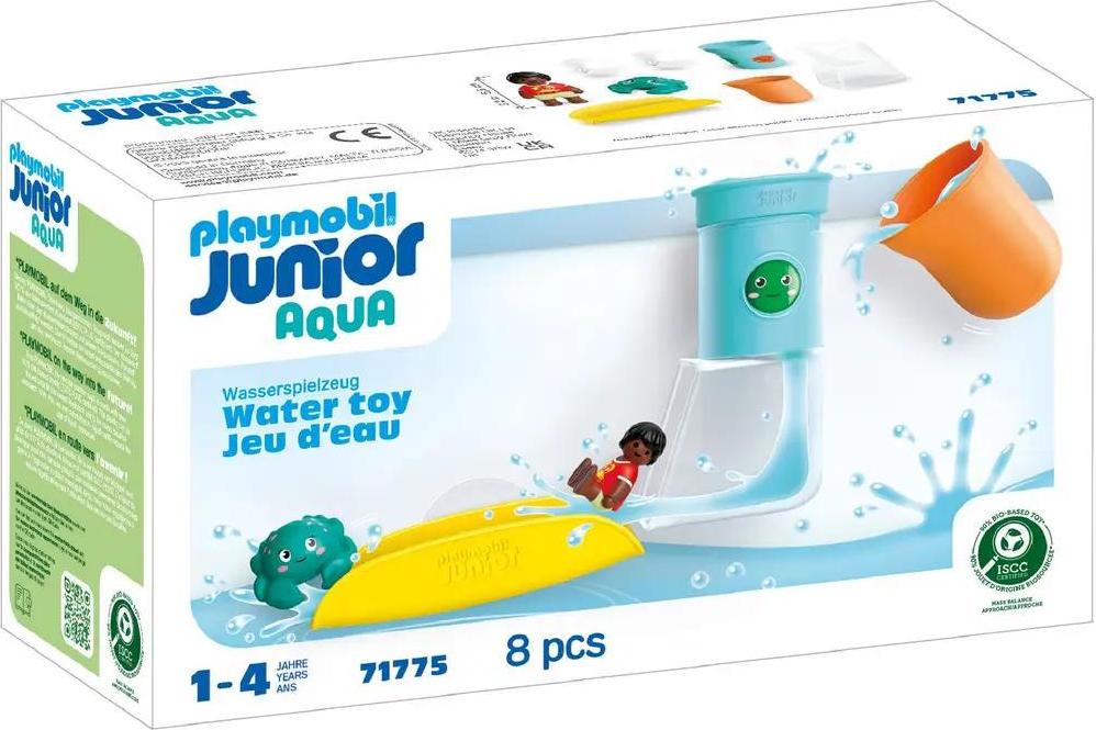 PLAYMOBIL 71775 JUNIOR AQUA: Wasserfalltank mit Rutsche