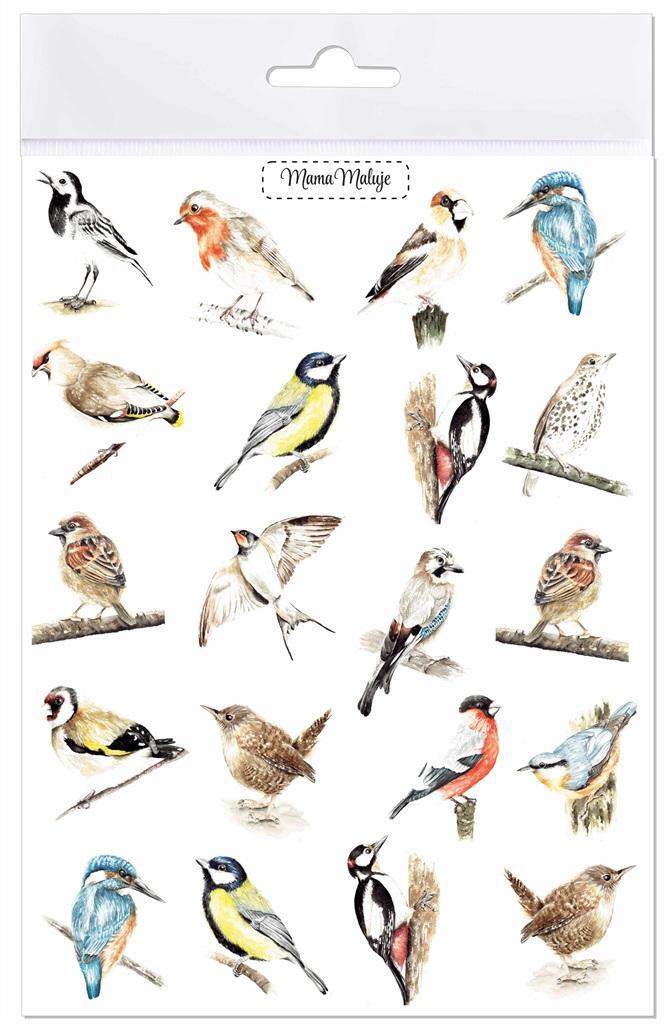 Mama Maluje Abwaschbare Tattoos Vögel (Spielzeug, Tattoos)