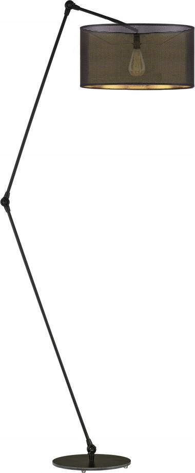 Stehlampe BARI AUR mit Schwenkarm und E27 Fassung, Höhe 177 cm - Lysne
