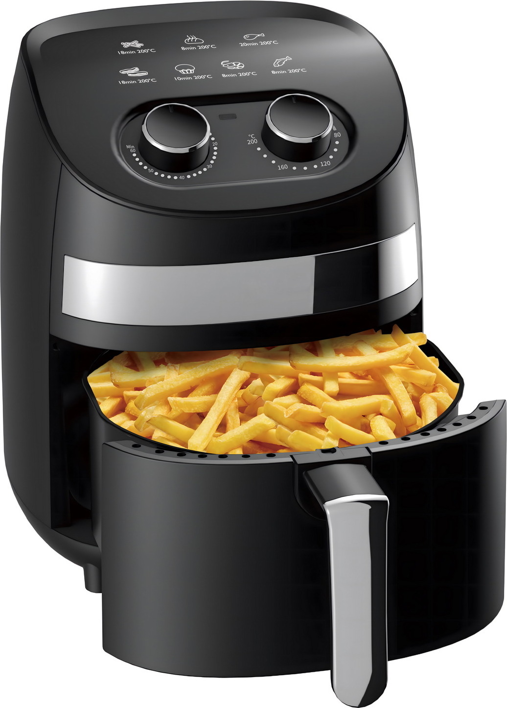 DESKI Heißluftfritteuse 3,5 Liter Heißluft-Fritteuse Heißluftfriteuse Friteuse NEW2928