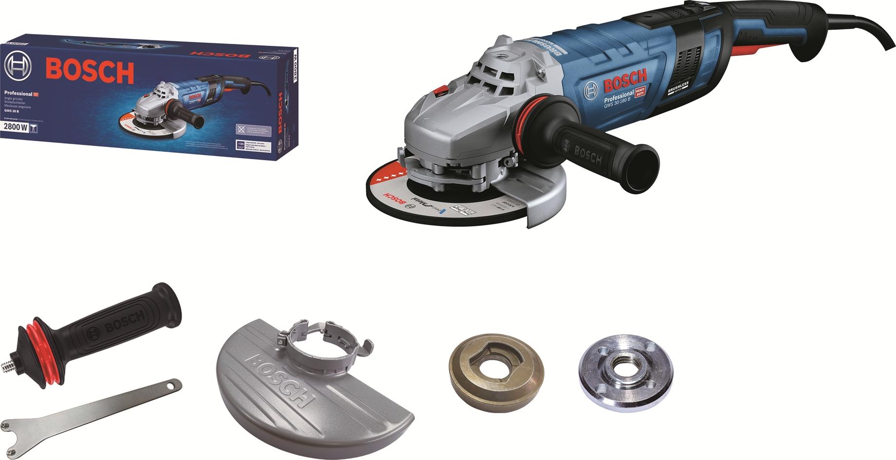 Bosch GWS 30-230 B, 6500 RPM, 23 cm, AC, 5,9 kg, Bürstenloser Motor
