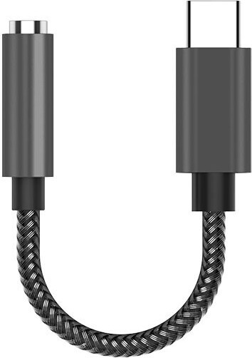 INF USB-C na 3,5 mm adaptér pre káblové slúchadlá čierna