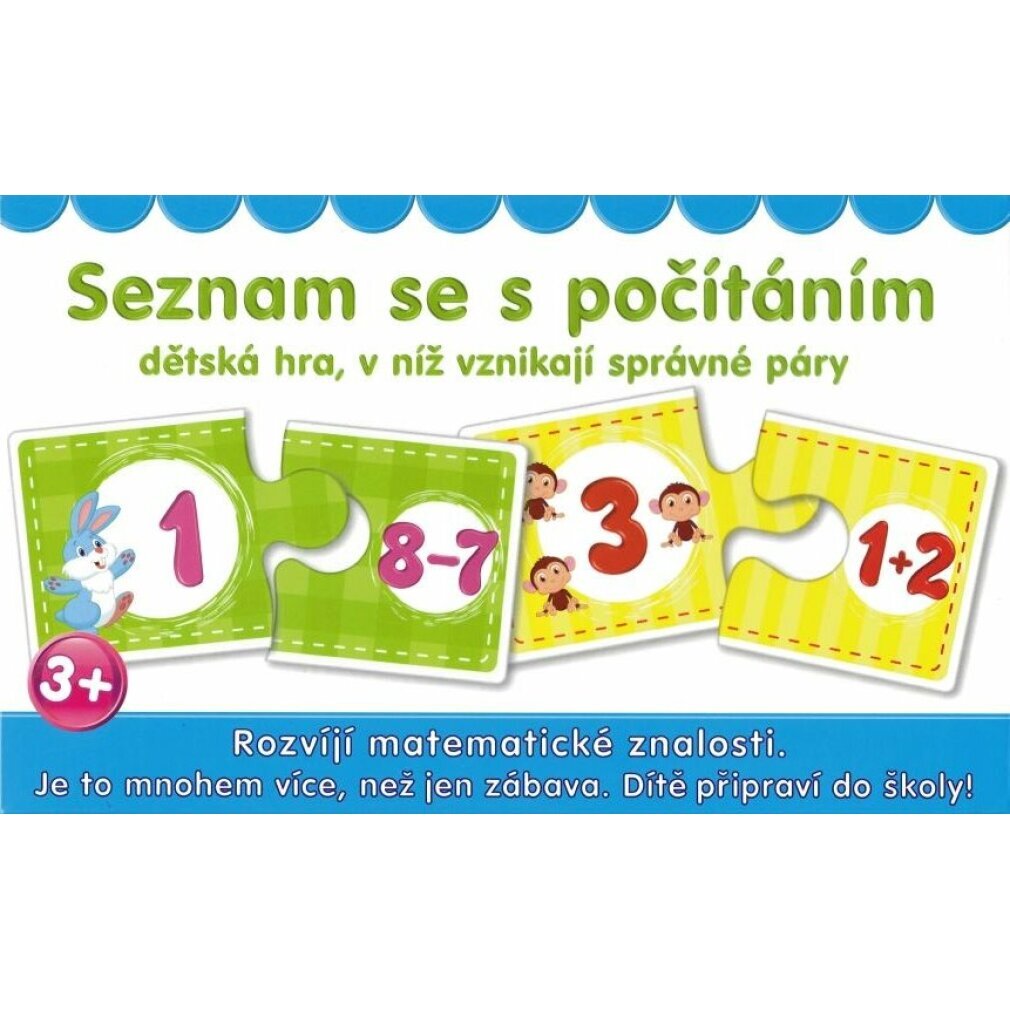 DOHANY Toys DOHÁNY Puzzle Pairs Treffen Sie die Zählung