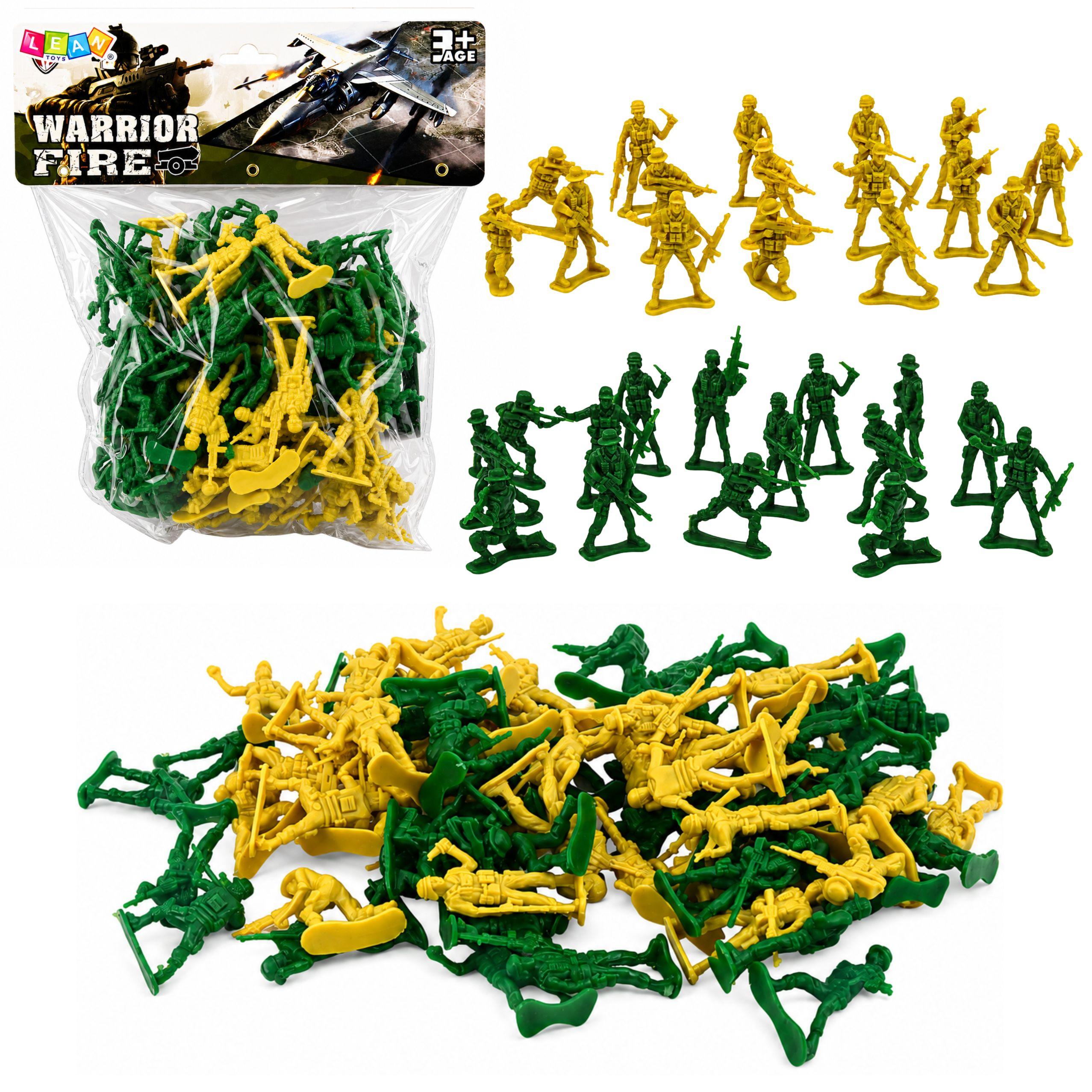 Lean Toys Militär-Set Militärsoldaten Heeressoldaten Figuren 72-tlg.